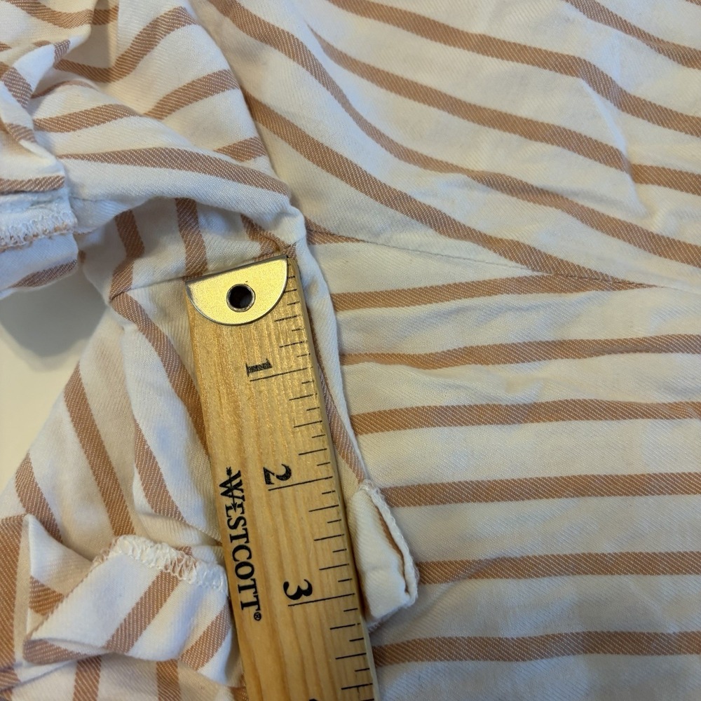 Billabong Wild Pursuit Overalls White Tan Womens Small Coastal Fisherman Beach - Picture 10 of 10